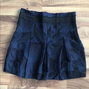 Navy blue and black skirt